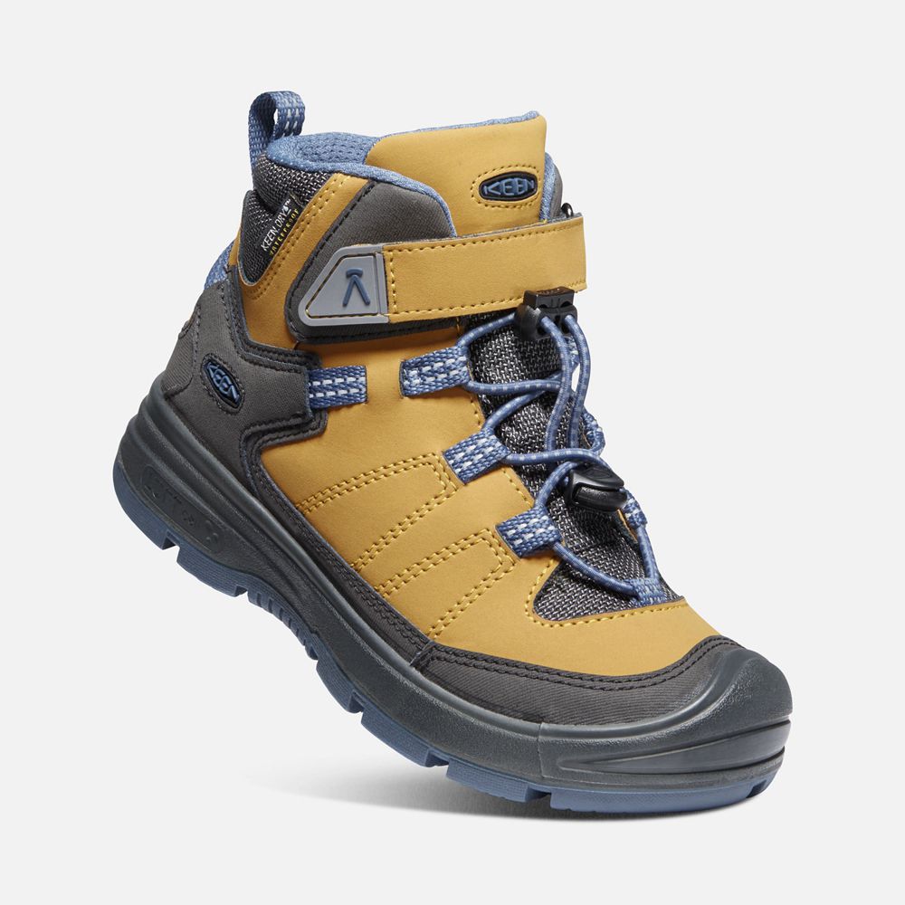 Keen Outdoor Bot Çocuk Altın/Gri - Redwood Waterproof - Türkiye QYJU45382